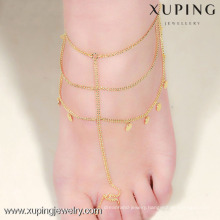 Xuping Jewelry gold anklet designs, anklets for women